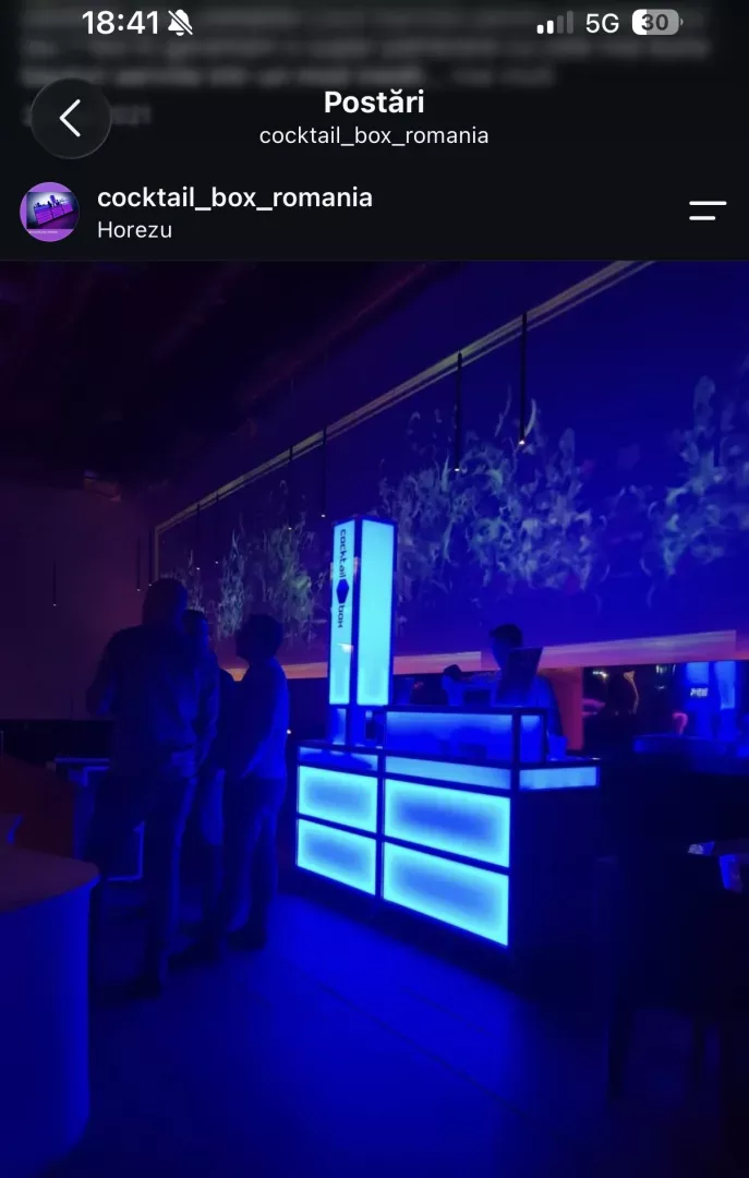 Vând bar cocktail AUTOMATIZAT pentru evenimente