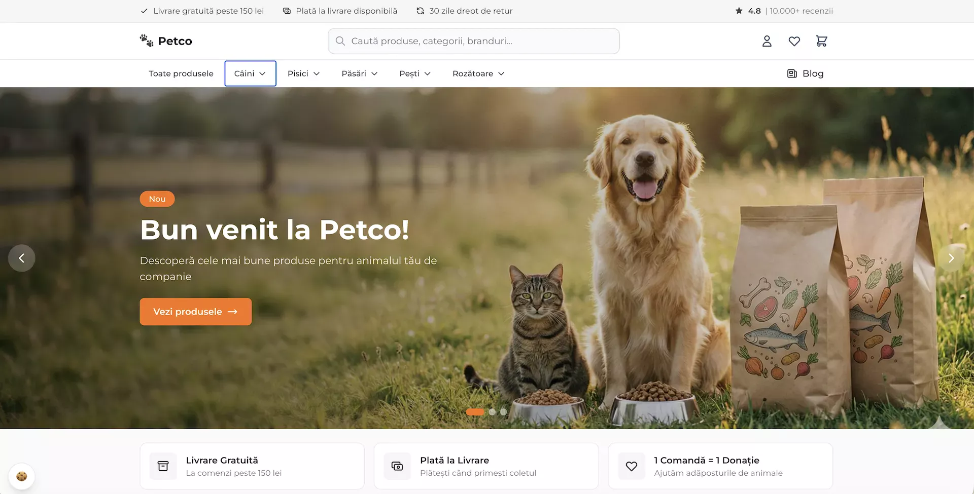 Magazin online - Petco.ro