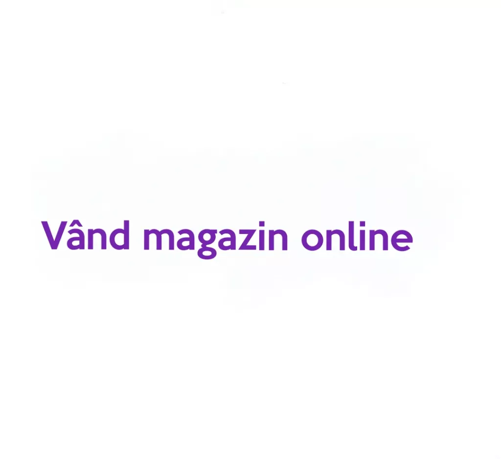 Vând magazin online 