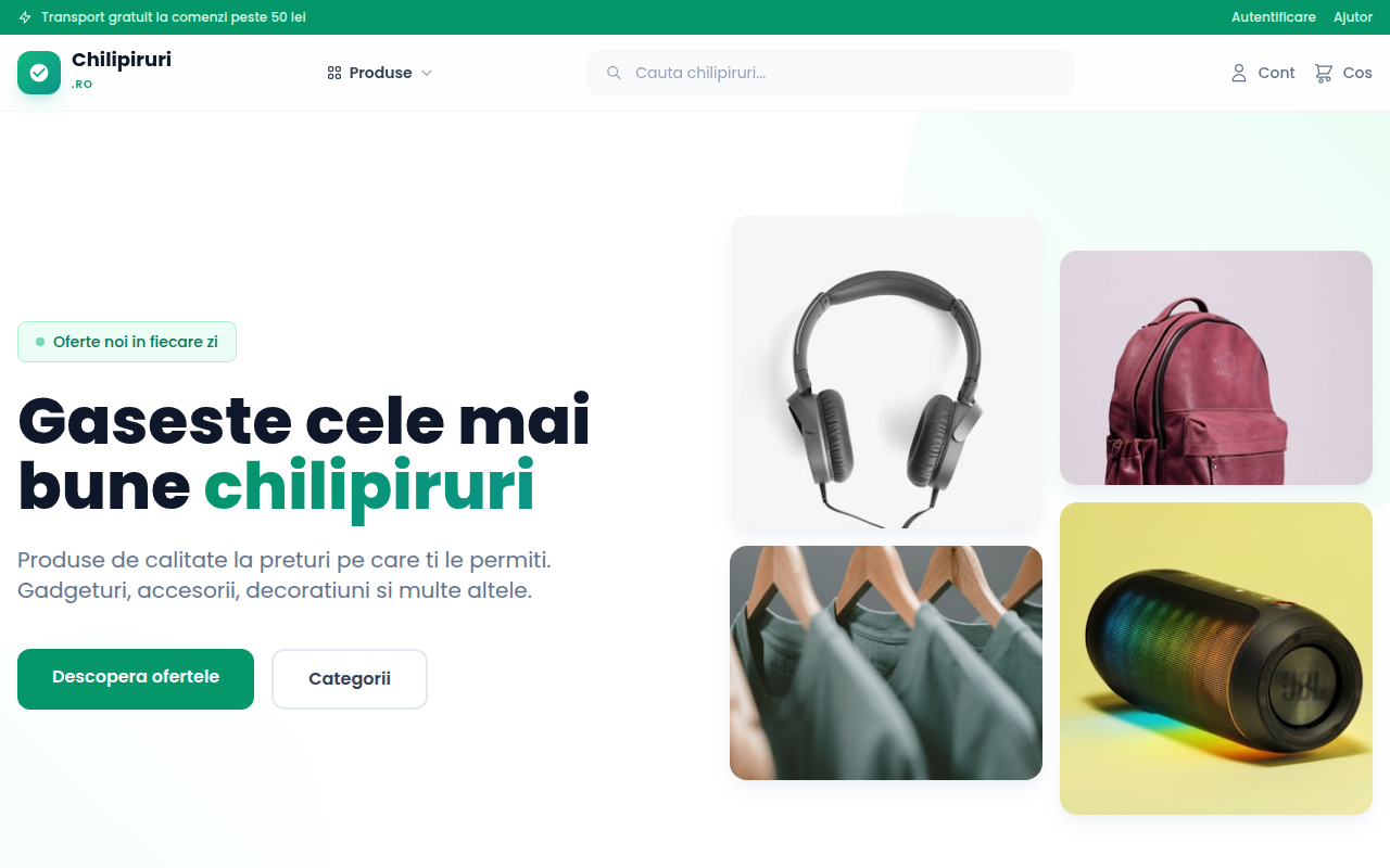 Chilipiruri.ro: Oportunitate Unică pentru un Marketplace de Oferte Gata de Lansare