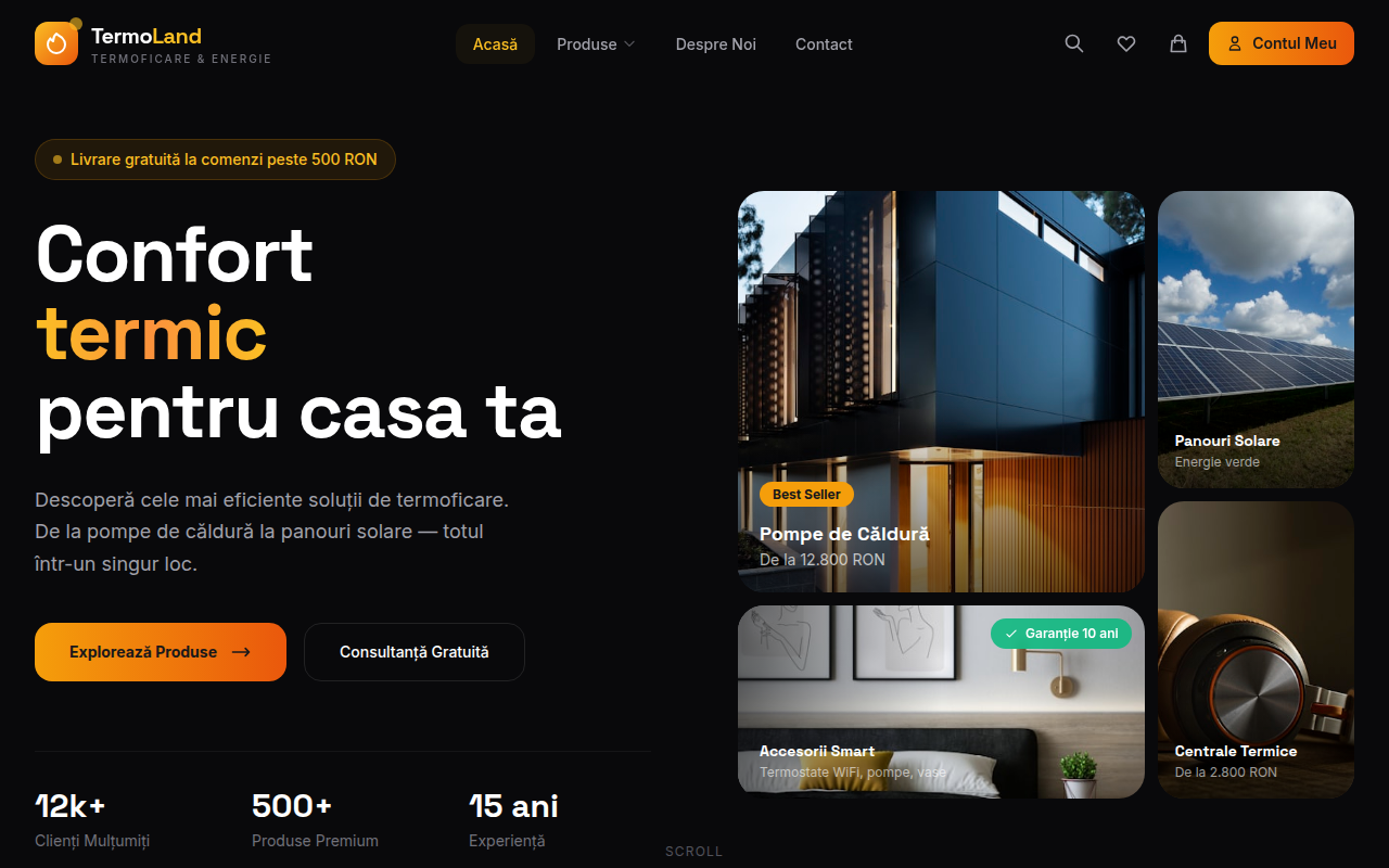 Termoland.ro: Afacere Digitală MVP în Nisa Termică cu Potențial Masiv